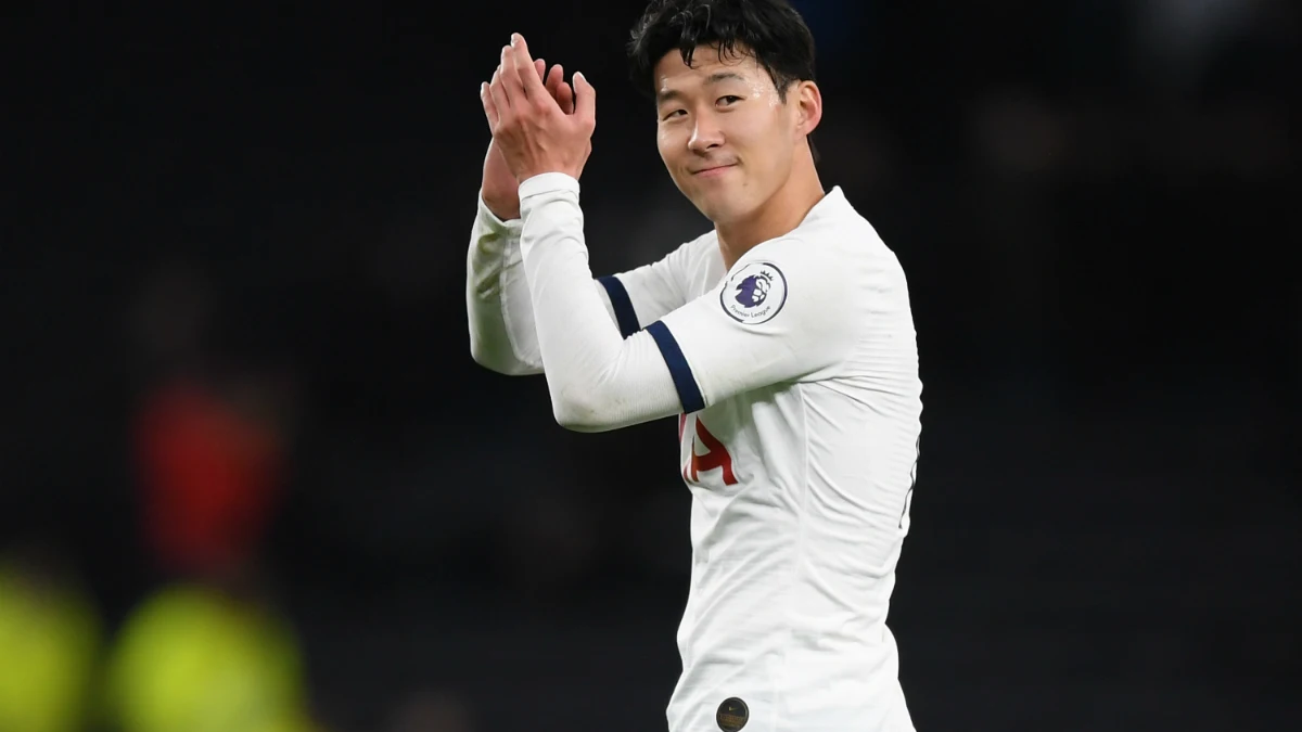 Heung-Min Son, con el Tottenham