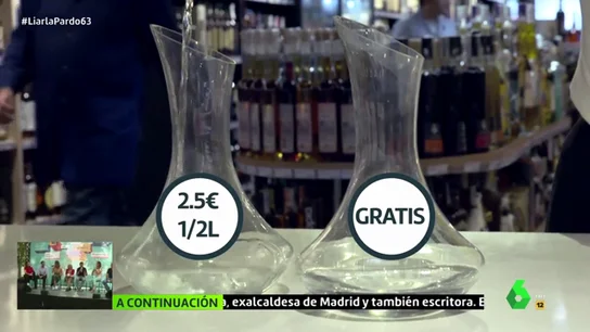 El negocio del agua del grifo filtrada: más de dos euros por medio litro El negocio del agua del grifo filtrada: más de dos euros por medio litro