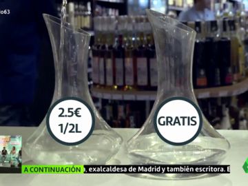 El negocio del agua del grifo filtrada: más de dos euros por medio litro El negocio del agua del grifo filtrada: más de dos euros por medio litro