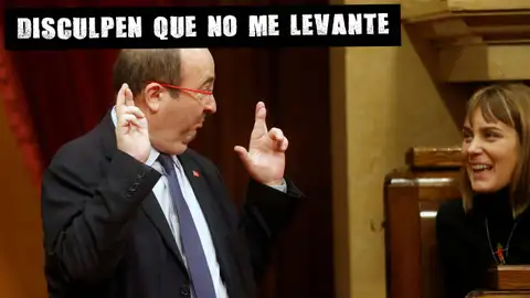 Miquel Iceta Disculpen que no me levante