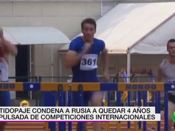 La AMA excluye a Rusia de las competiciones internacionales durante 4 años La AMA excluye a Rusia de las competiciones internacionales durante 4 años