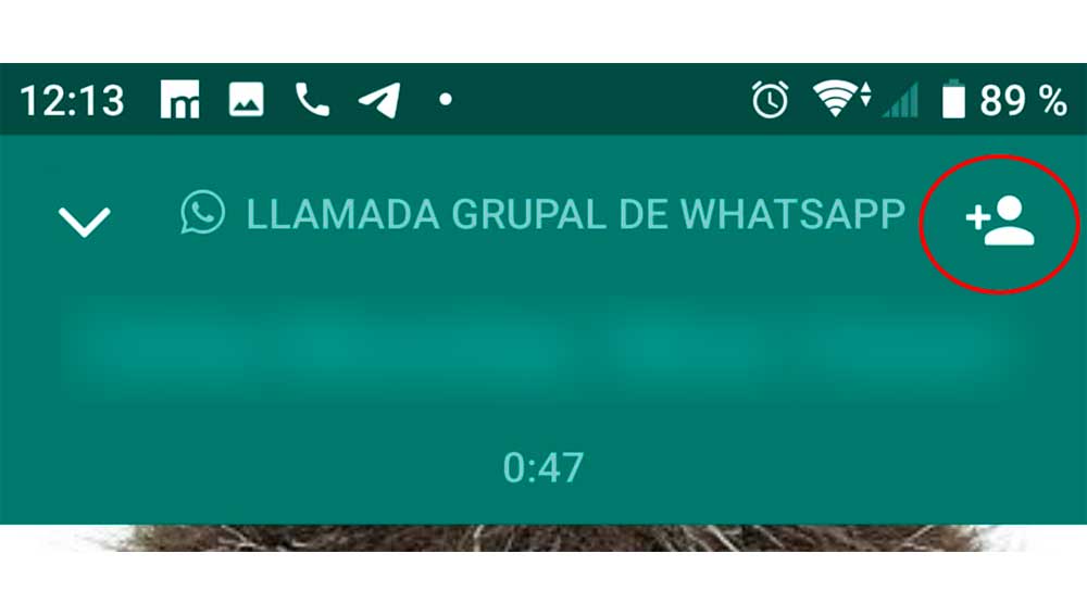 Añadiendo participantes a una llamada