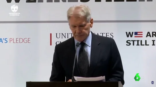 Harrison Ford reprocha a Trump su "falta de valentía" en la lucha contra el cambio climático Harrison Ford reprocha a Trump su "falta de valentía" en la lucha contra el cambio climático