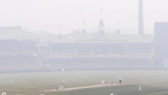 El Sydney Cricket Ground, teñido de una espesa neblina El Sydney Cricket Ground, teñido de una espesa neblina