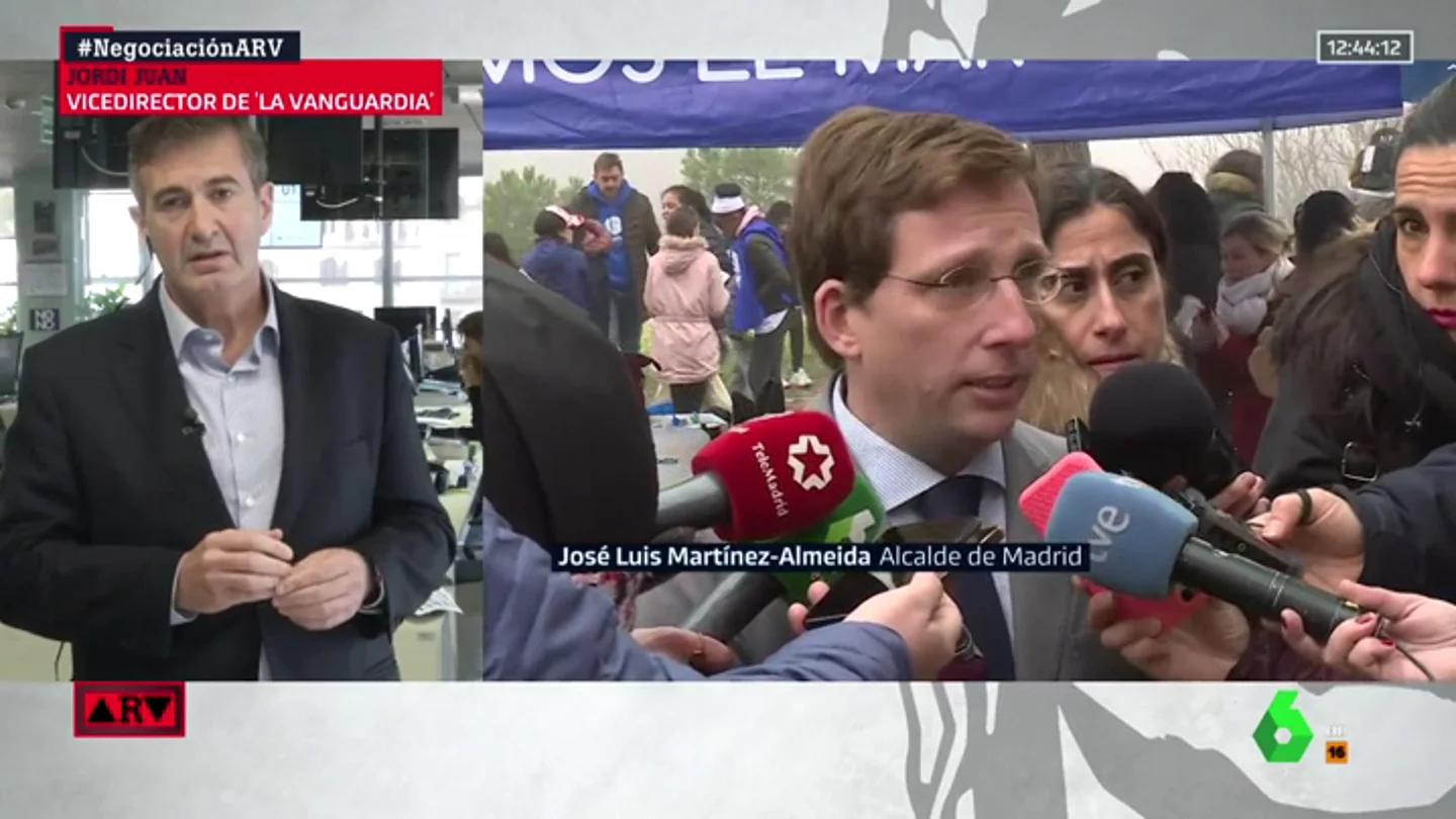 Jordi Juan, sobre las palabras de Almeida: "Comparar la acción de ETA con Esquerra Republicana es una barbaridad" Jordi Juan, sobre las palabras de Almeida: "Comparar la acción de ETA con Esquerra Republicana es una barbaridad"