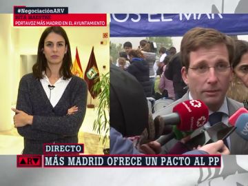 Más Madrid ofrece un pacto presupuestario al PP: "Damos un paso adelante para que la ciudad no dependa de la extrema derecha" Más Madrid ofrece un pacto presupuestario al PP: "Damos un paso adelante para que la ciudad no dependa de la extrema derecha"
