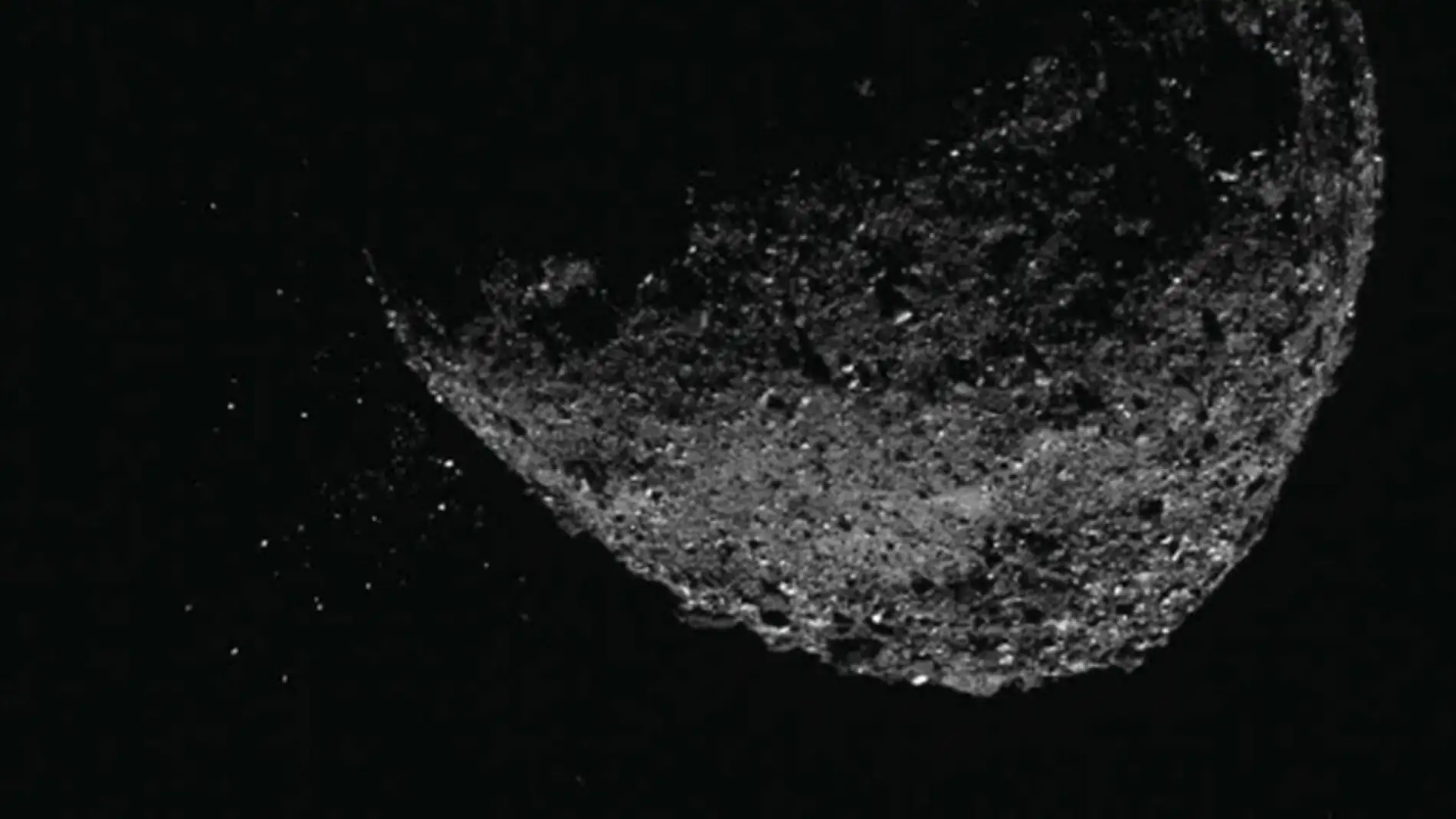La mision espacial OSIRIS REx capta actividad eruptiva en el asteroide Bennu