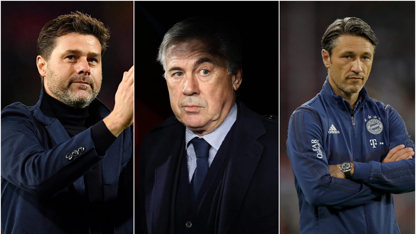 Pochettino, Ancelotti y Kovac, entrenadores 'top' en problemas Pochettino, Ancelotti y Kovac, entrenadores 'top' en problemas