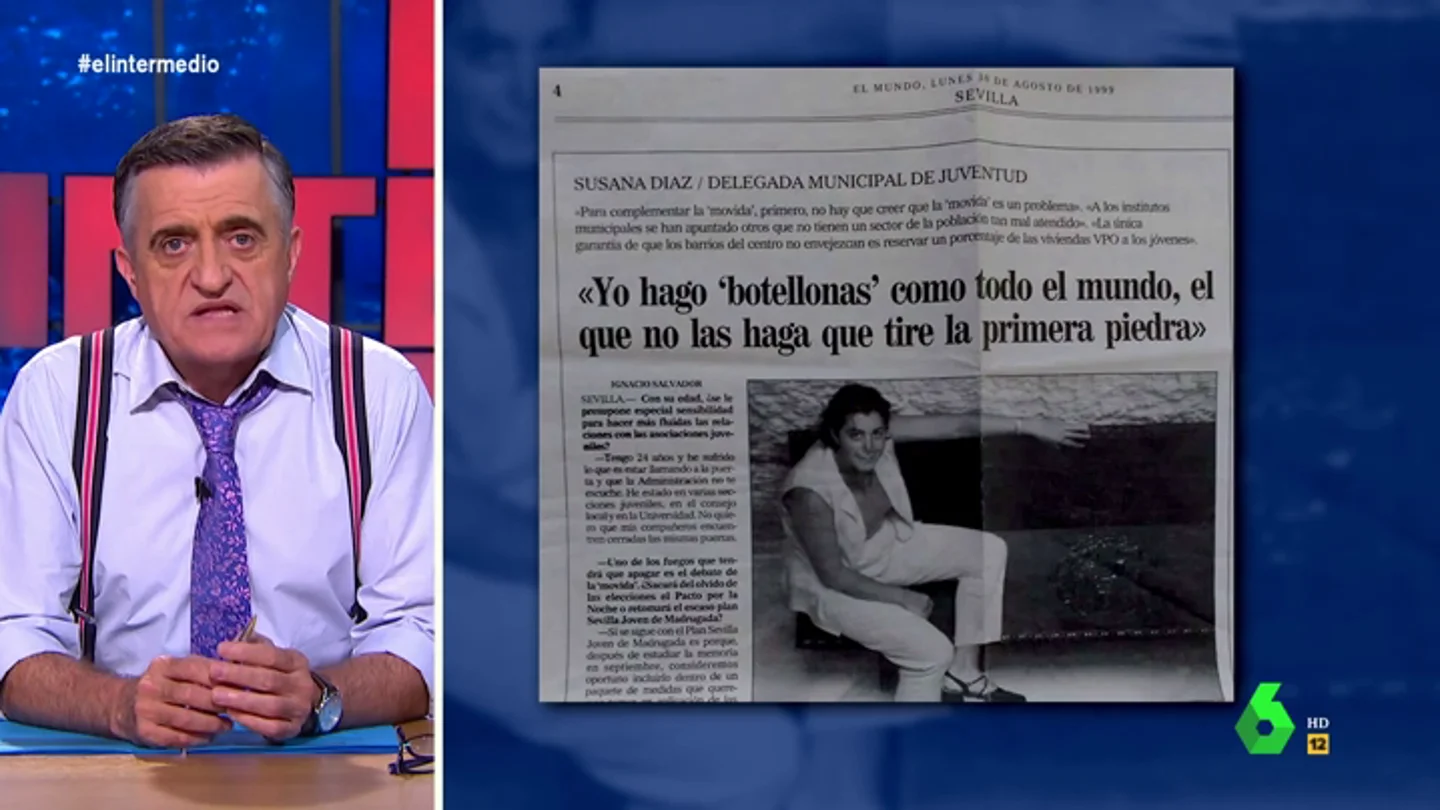 Cuando una joven Susana Díaz reconocía "hacer botellonas, como todo el mundo" Cuando una joven Susana Díaz reconocía "hacer botellonas, como todo el mundo"