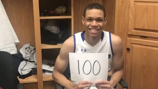 JJ Culver, tras hacer historia con sus 100 puntos JJ Culver, tras hacer historia con sus 100 puntos