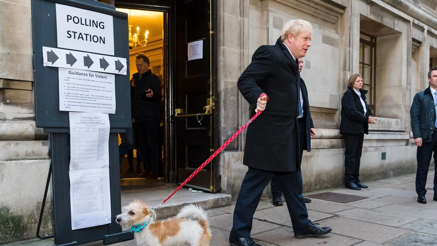 Boris Johnson vota en las elecciones generales Boris Johnson vota en las elecciones generales