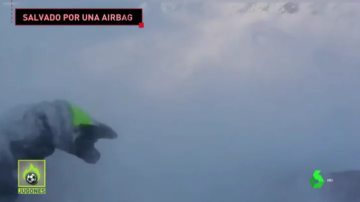 Una avalancha engulle a un snowboarder en Alaska: "¡Oh, m*****!"