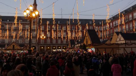 Mercado navideño de la Plaza Mayor