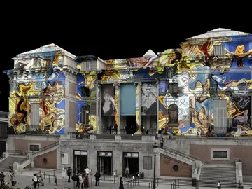 Amalgana El Prado fotomontaje. Daniel Canogar Amalgana El Prado fotomontaje. Daniel Canogar