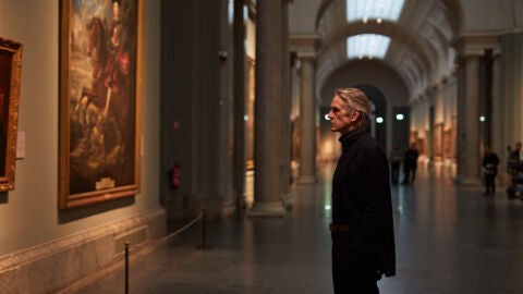 Jeremy Irons en un fotograma del documental
