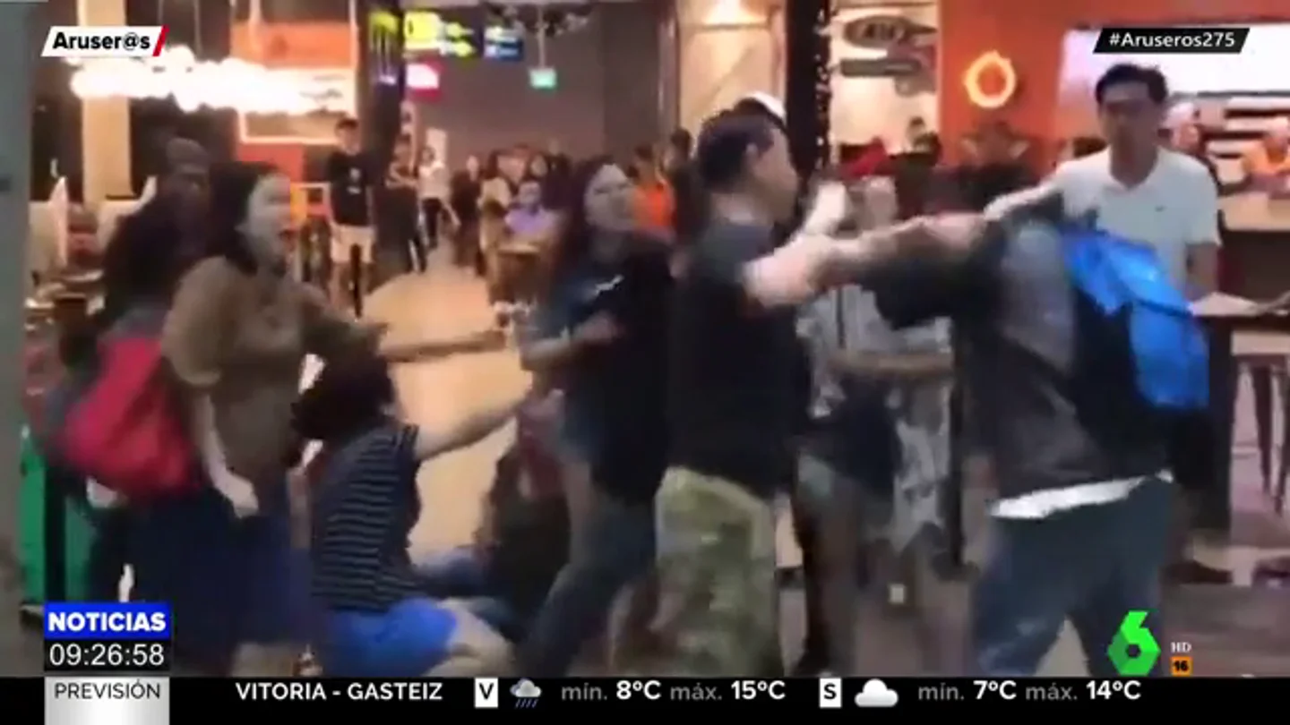 pelea aeropuerto pelea aeropuerto