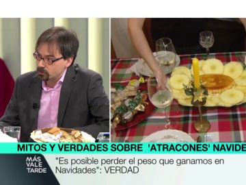No, no engordarás tanto como dicen en Navidad: desmontamos los mitos sobre los 'atracones' navideños No, no engordarás tanto como dicen en Navidad: desmontamos los mitos sobre los 'atracones' navideños
