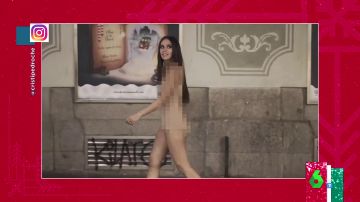 "¿Perdona, en pelotas?": las reacciones al explosivo vídeo de Cristina Pedroche sobre su vestido de Nochevieja