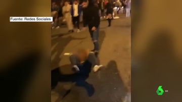 Una multitudinaria pelea a las puertas de una discoteca de Bilbao se salda con varios heridos