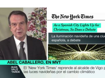 Abel Caballero responde al 'New York Times': "Consume más un campo de fútbol en un mes que todas las luces de Vigo en dos meses" Abel Caballero responde al 'New York Times': "Consume más un campo de fútbol en un mes que todas las luces de Vigo en dos meses"