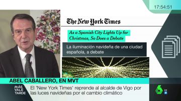 Abel Caballero responde al 'New York Times': "Consume más un campo de fútbol en un mes que todas las luces de Vigo en dos meses"