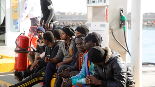 Migrantes rescatados en las costas españolas Migrantes rescatados en las costas españolas