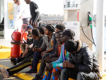Migrantes rescatados en las costas españolas Migrantes rescatados en las costas españolas