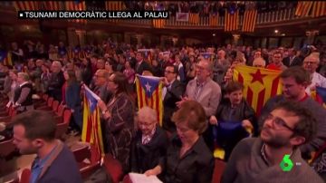 VÍDEO REEMPLAZO | Gritos de "libertad" e "independencia" en el tradicional concierto navideño de Sant Esteve