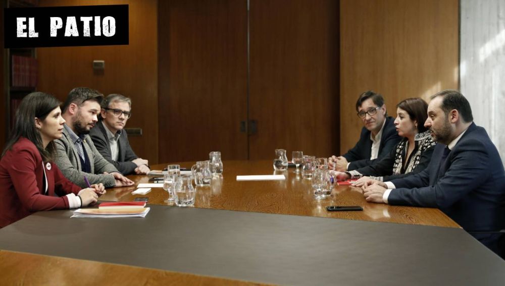 Negociación entre PSOE y ERC