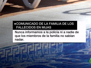 La familia de los tres fallecidos en una piscina de Mijas asegura que todos sabían nadar La familia de los tres fallecidos en una piscina de Mijas asegura que todos sabían nadar