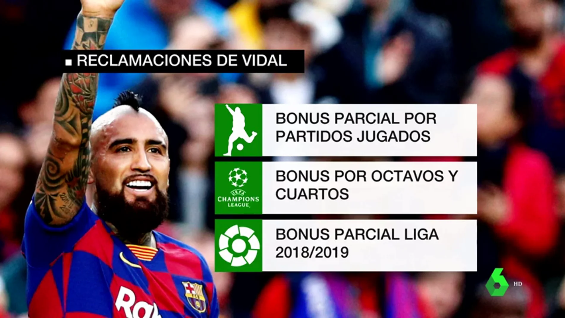 Habla Arturo Vidal tras denunciar al Barcelona por impago: "Me parece injusto si falta ese dinero"
