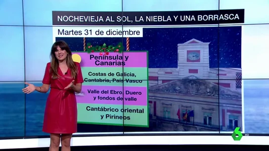 Cielos despajados, niebla y una borrasca para despedir el año Cielos despajados, niebla y una borrasca para despedir el año