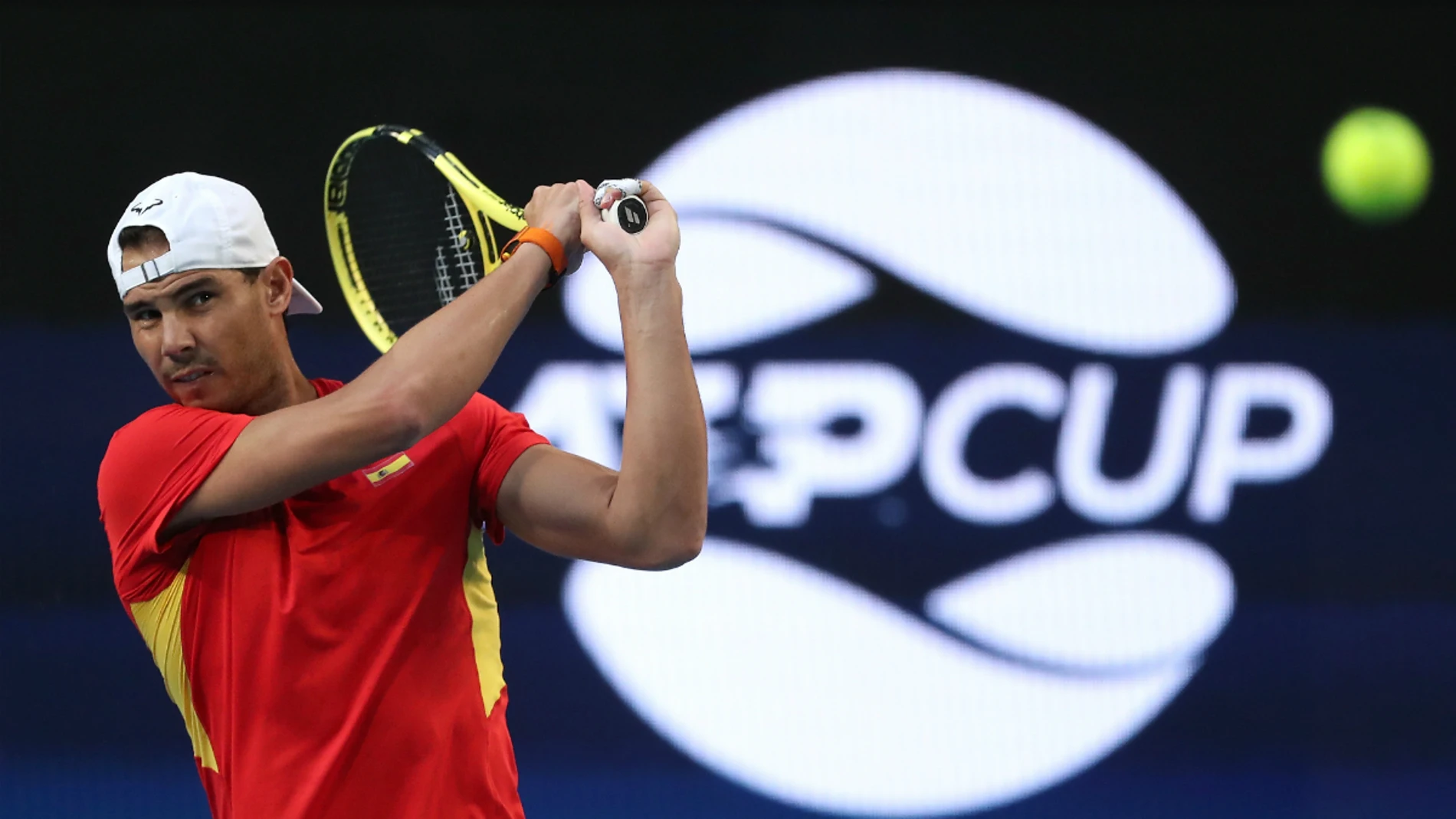 Rafa Nadal, baja en el primer partido de la ATP Cup