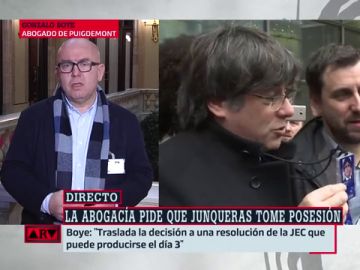 Boye, abogado de Puigdemont, en Al Rojo Vivo Boye, abogado de Puigdemont, en Al Rojo Vivo