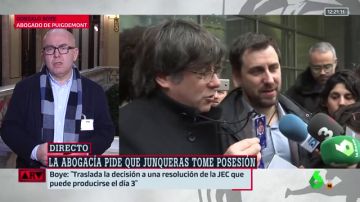 Boye, abogado de Puigdemont, en Al Rojo Vivo