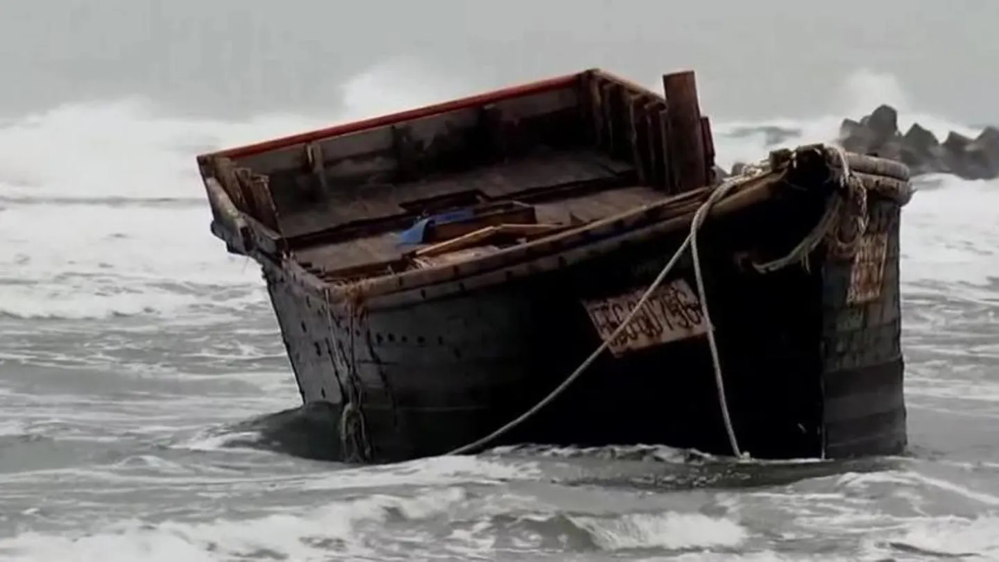 Imagen de archivo de un barco fantasma Imagen de archivo de un barco fantasma