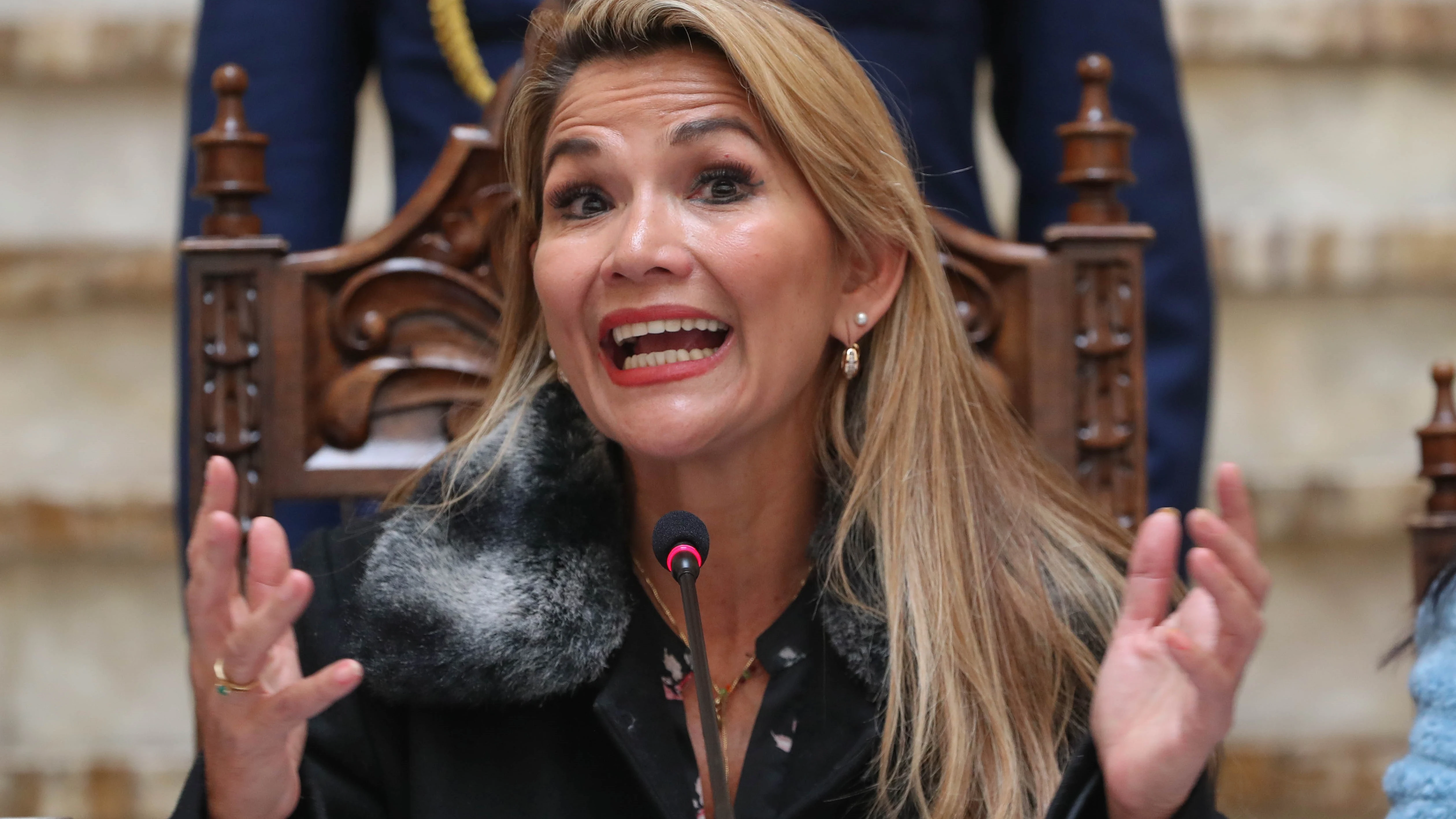 Jeanine Áñez, presidenta interina de Bolivia