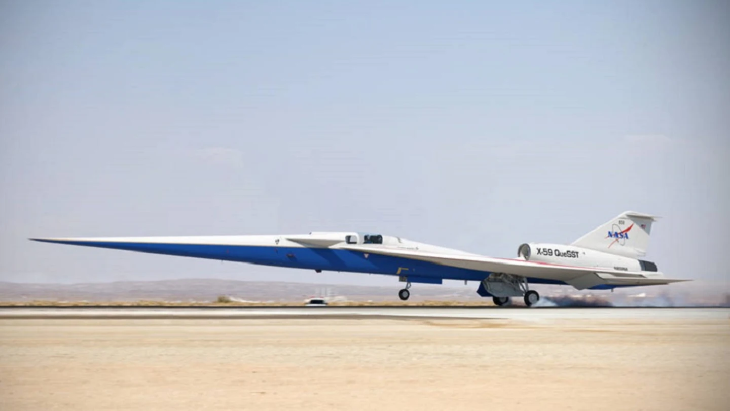 Ilustración del avión X-59 Ilustración del avión X-59