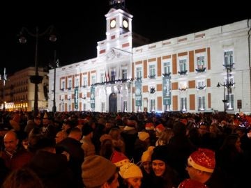 Celebración de las 'preuvas' en la Puerta del Sol Celebración de las 'preuvas' en la Puerta del Sol