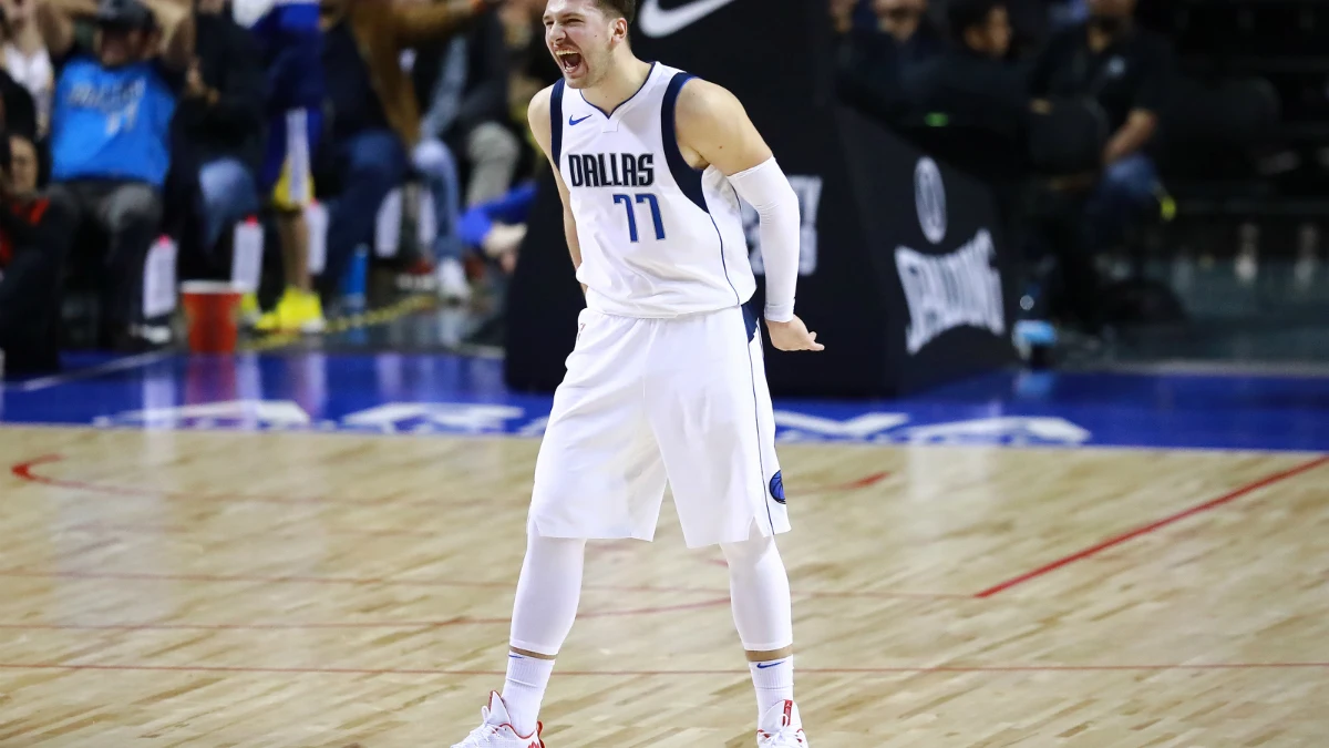 Luka Doncic, con los Mavericks