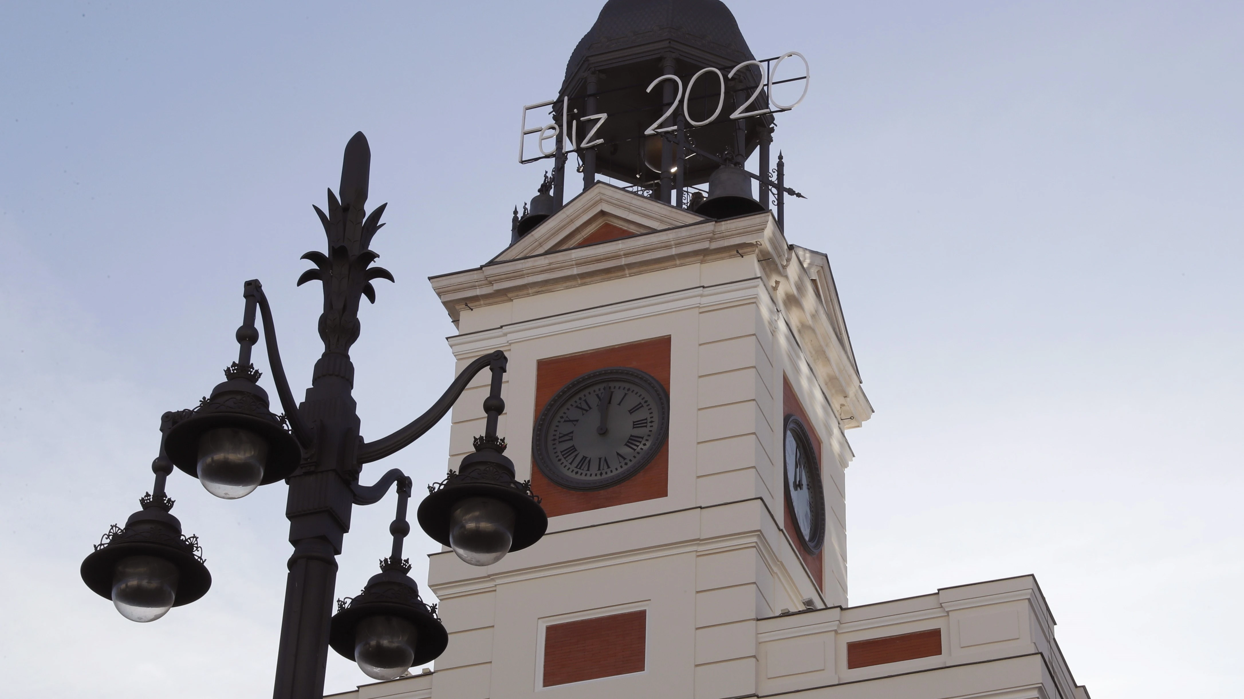 El reloj de la Puerta del Sol