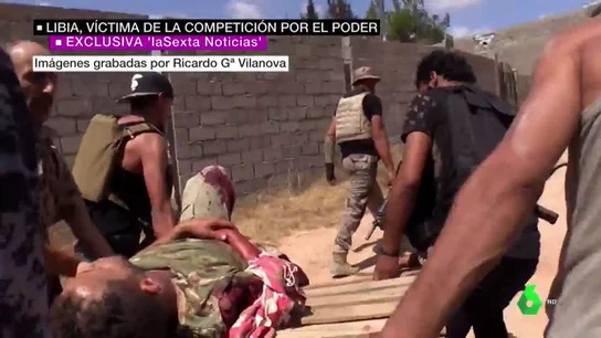 Imagen de un herido en la Guerra Civil en Libia Imagen de un herido en la Guerra Civil en Libia