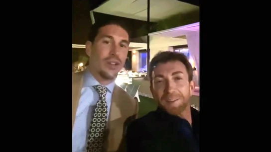 Sergio Ramos y Pablo Motos Sergio Ramos y Pablo Motos