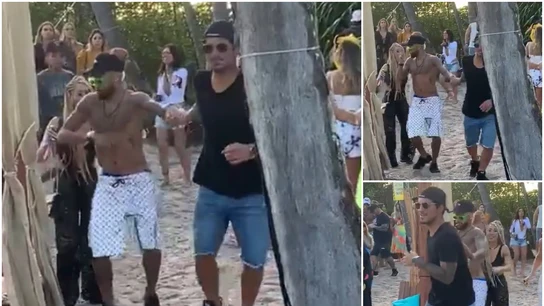 Neymar, pasando un buen día Neymar, pasando un buen día