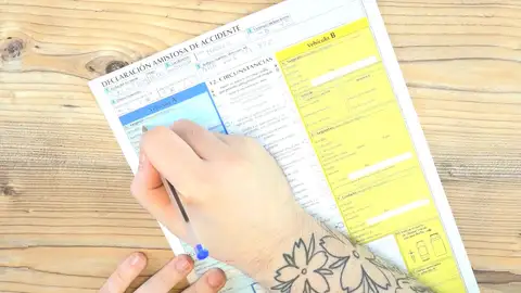 Parte amistoso de accidente Parte amistoso de accidente