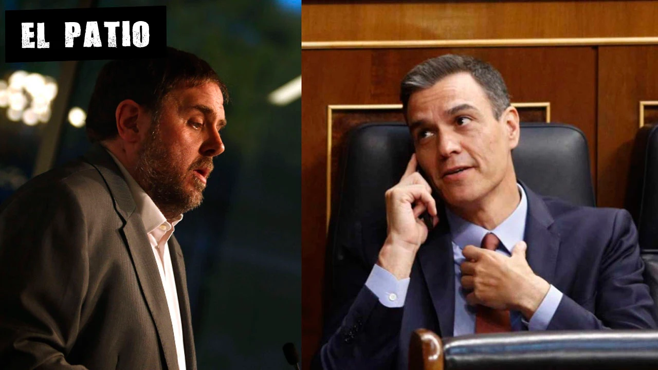 Oriol Junqueras y Pedro Sánchez