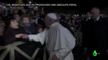 Manotazo que ha provocado una disculpa papal