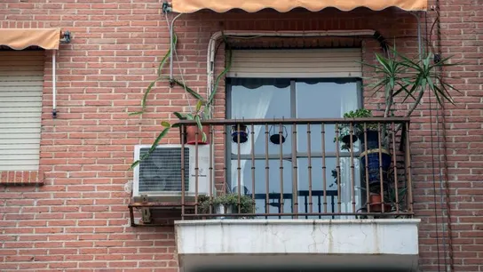 Vista de la vivienda en la que se produjo la agresión sexual múltiple en Murcia Vista de la vivienda en la que se produjo la agresión sexual múltiple en Murcia