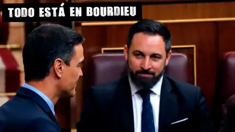 Santiago Abascal observa a Pedro Sánchez Santiago Abascal observa a Pedro Sánchez