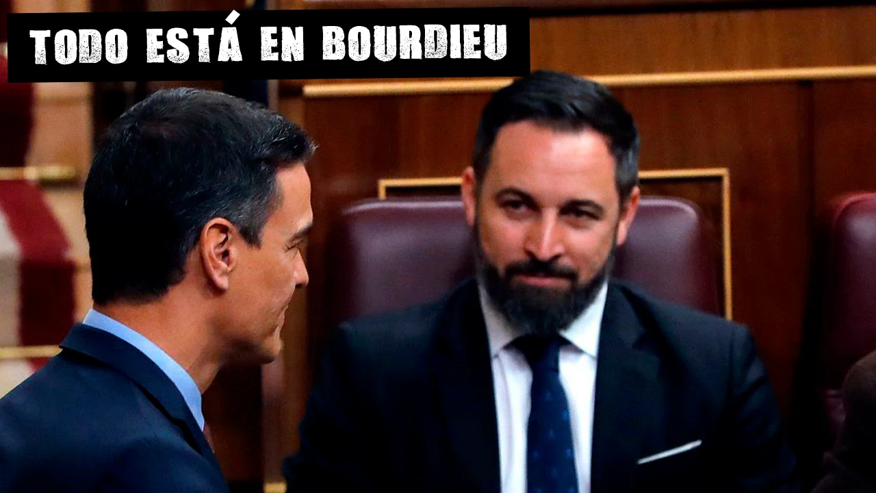 Santiago Abascal observa a Pedro Sánchez